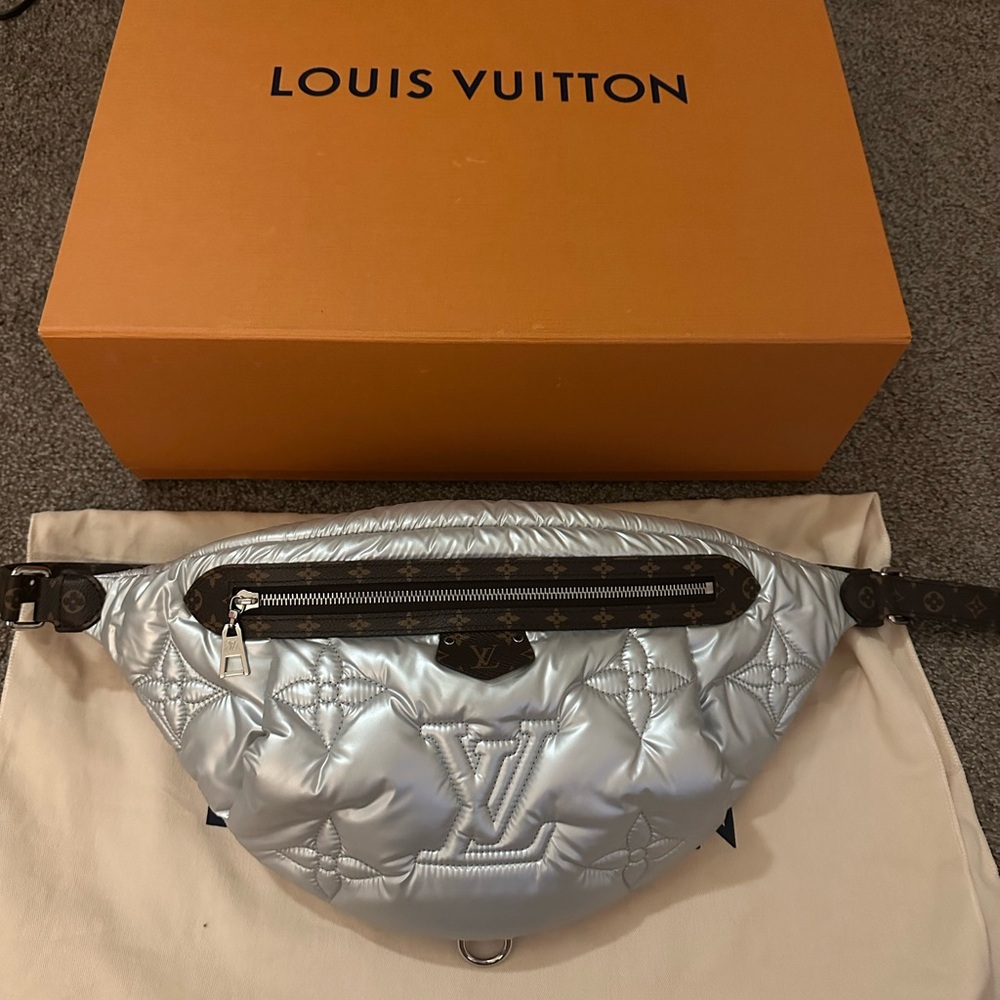 Louis Vuitton Pillow Monogram Econyl Bumbag Silver